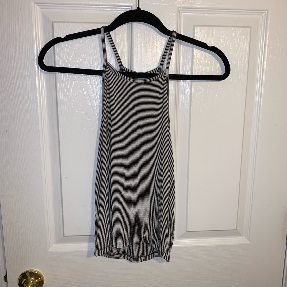 American Eagle Soft and Sexy Striped Halter Top